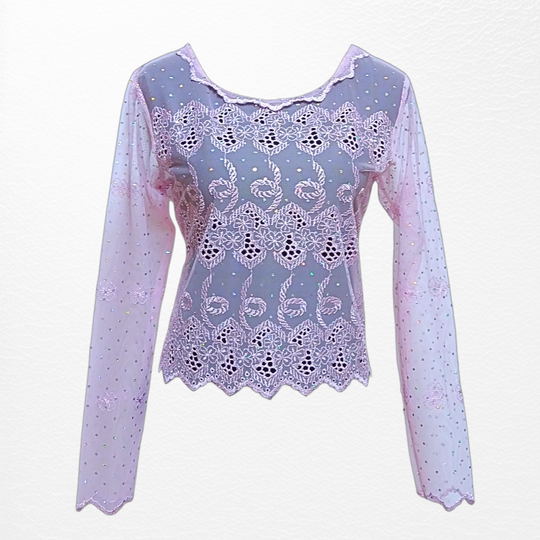 light purple lace tulle top light purple tulle top white lace top strawberry pink lace top sparkle special special occasion. red lace top pink pink lace top long sleeve lace top lace top lace fabric flowers feminine fashion embroidery elegant night elegant crop top tulle top purple lace evining wear